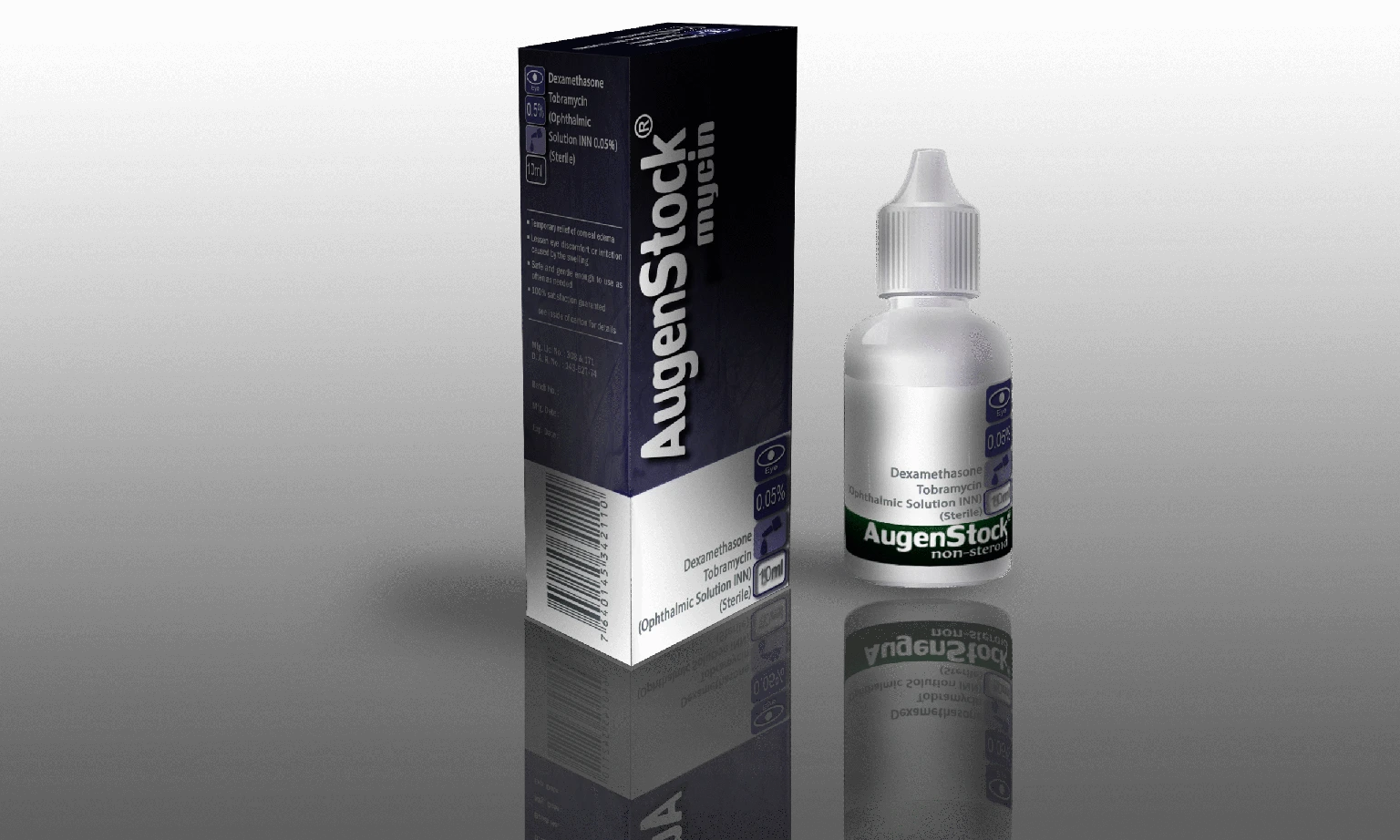 AugenStock Mycin packaging — Tobramycin + Dexamethasone, Confirm the current approved concentration