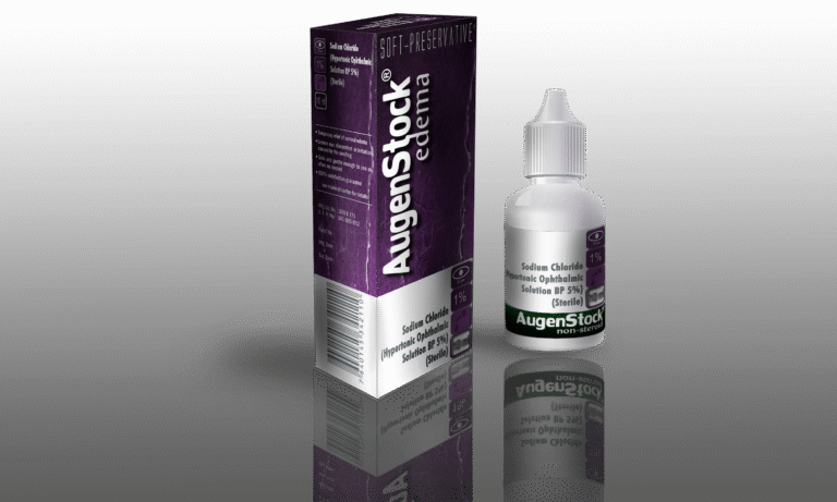 AugenStock Edema Sterile Eye Drops product packaging