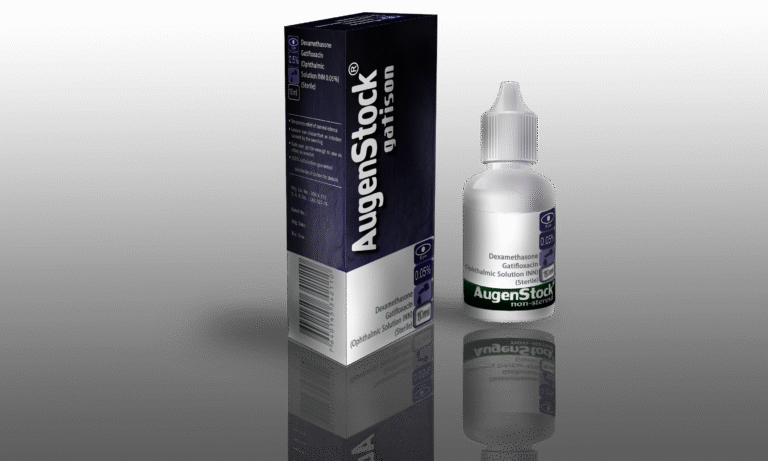 AugenStock Gatison Sterile Eye Drops product packaging