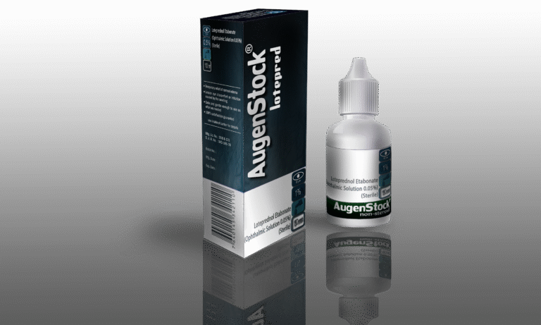 AugenStock Lotepred Sterile Ophthalmic Suspension product packaging