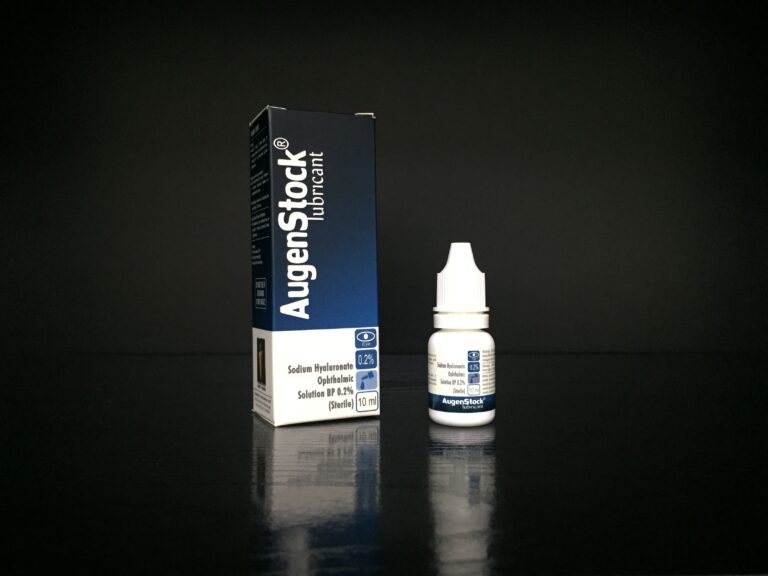 AugenStock Lubricant 0.2% Sterile Eye Drops product packaging
