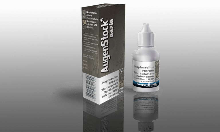 AugenStock Nazin Sterile Eye Drops product packaging