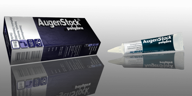 AugenStock Polydex Ophthalmic Ointment product packaging