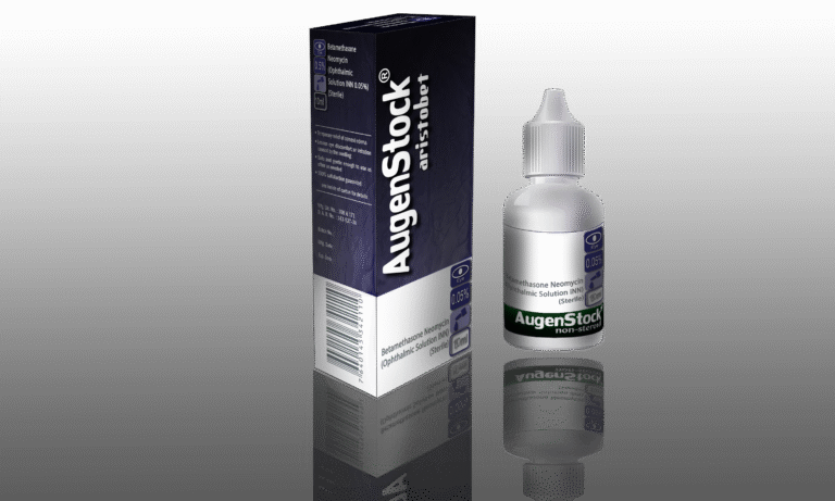 AugenStock Aristobet Sterile Eye, Ear and Nasal Drop product packaging