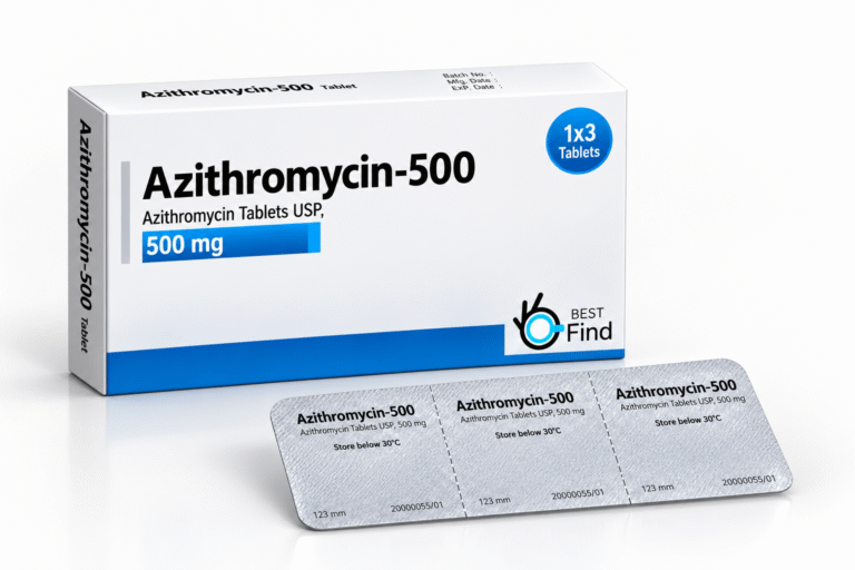 Azithromycin product packaging