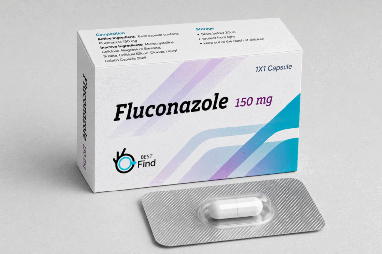 Fluconazole 150 product packaging