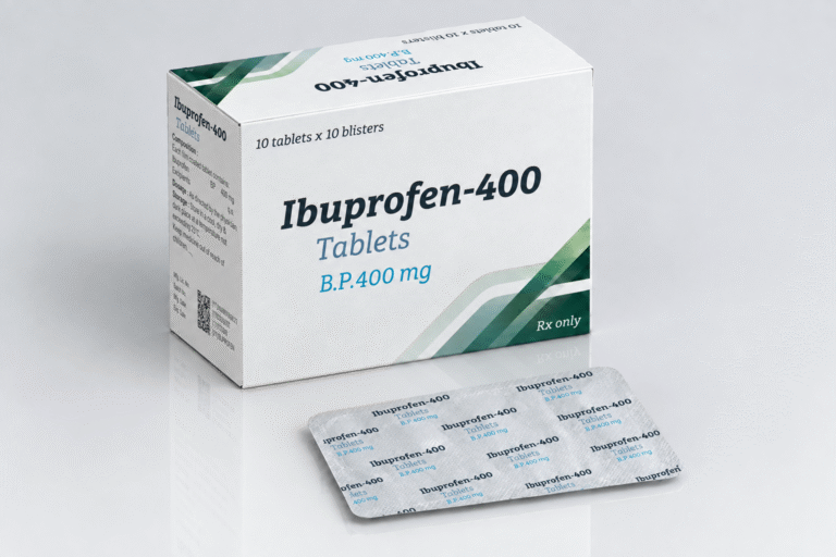 Ibuprofen-400 product packaging