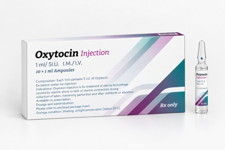 Oxytocin product packaging