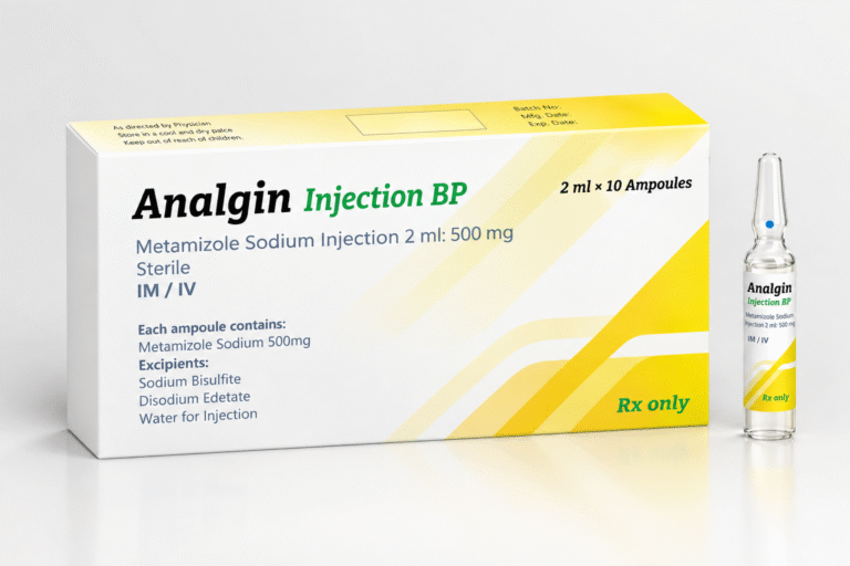 Analgin product packaging